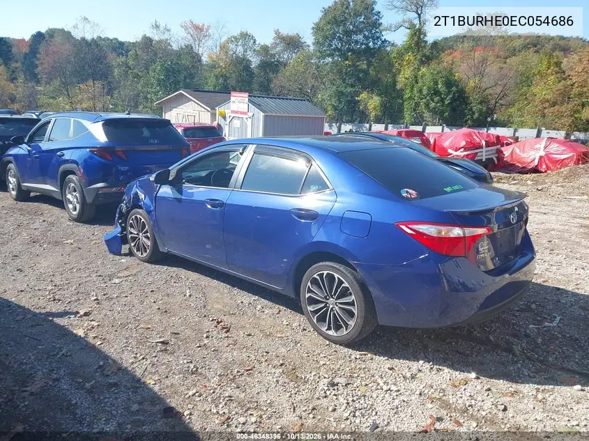 2014 TOYOTA COROLLA VIN 2T1BURHE0EC054686 — фото 3