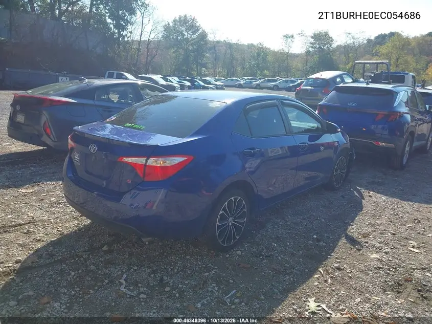 2014 TOYOTA COROLLA VIN 2T1BURHE0EC054686 — фото 4