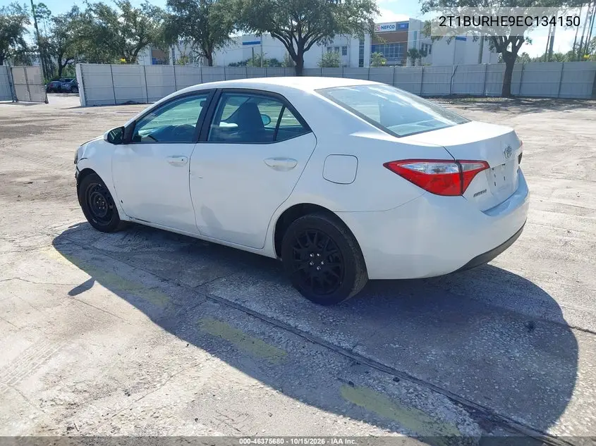 2014 TOYOTA COROLLA VIN 2T1BURHE9EC134150 — фото 3