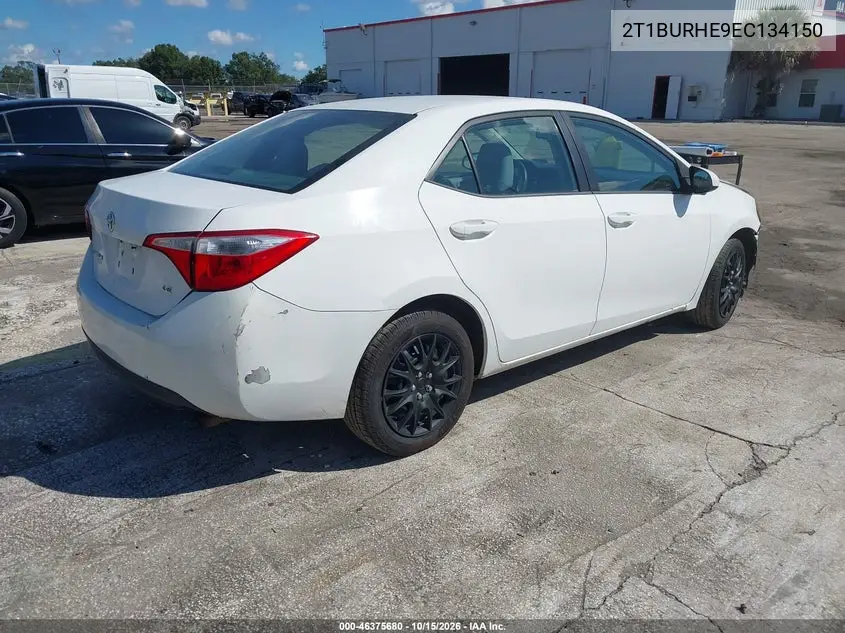 2014 TOYOTA COROLLA VIN 2T1BURHE9EC134150 — фото 4