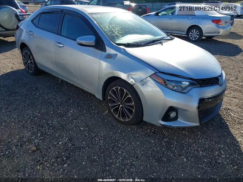 TOYOTA COROLLA 2014, VIN 2T1BURHE2EC149962