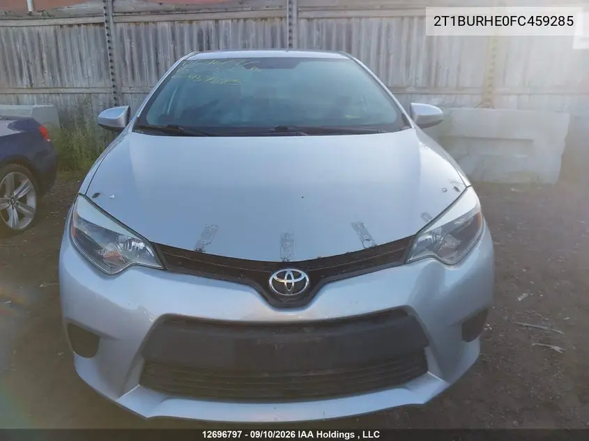 2015 TOYOTA COROLLA VIN 2T1BURHE0FC459285 — фото 11