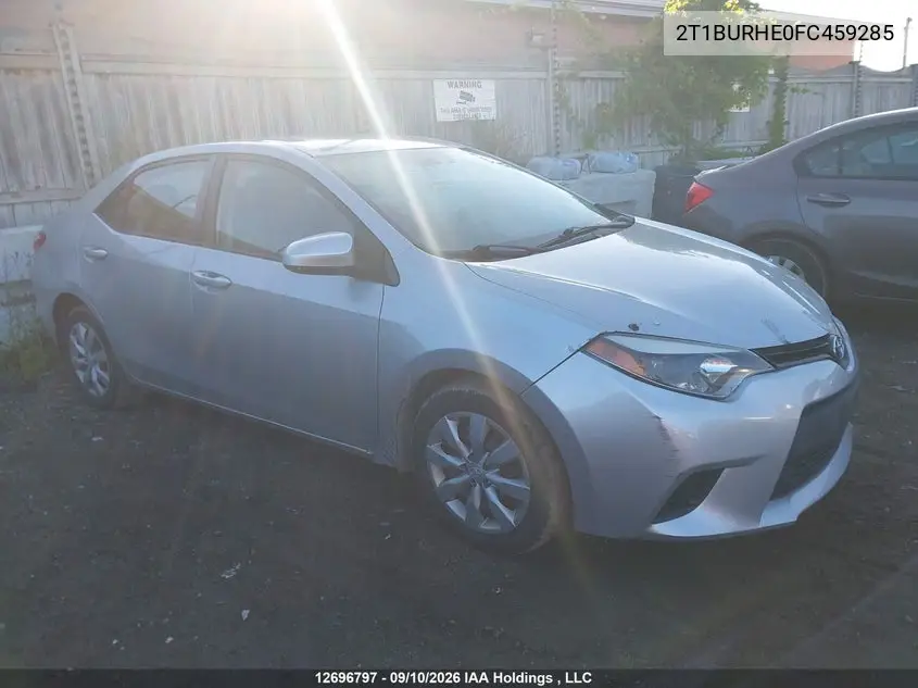 2015 TOYOTA COROLLA VIN 2T1BURHE0FC459285 — фото 12