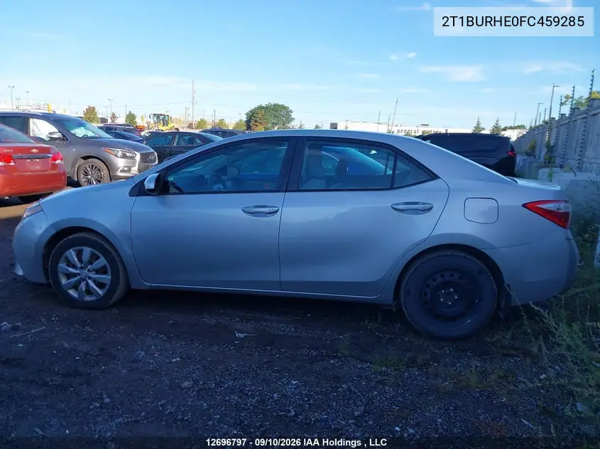 2015 TOYOTA COROLLA VIN 2T1BURHE0FC459285 — фото 13