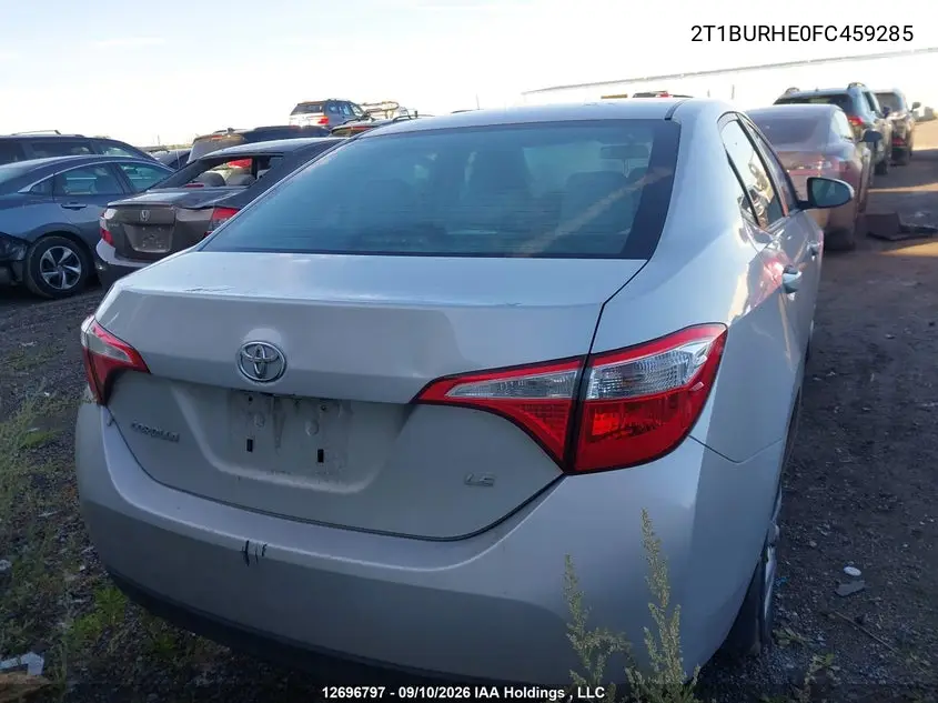 2015 TOYOTA COROLLA VIN 2T1BURHE0FC459285 — фото 15