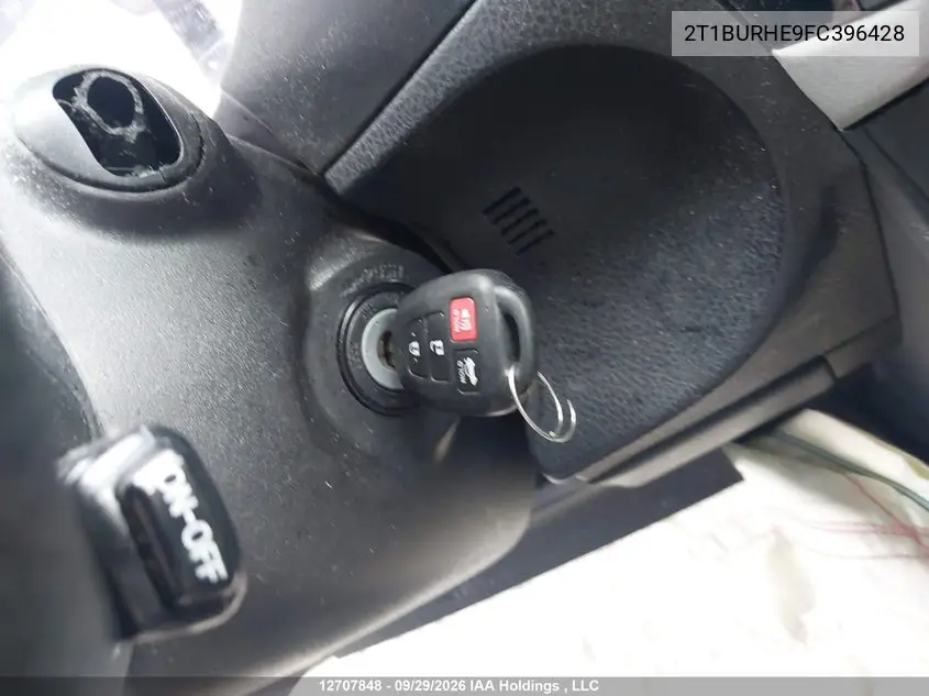 2015 TOYOTA COROLLA VIN 2T1BURHE9FC396428 — фото 11