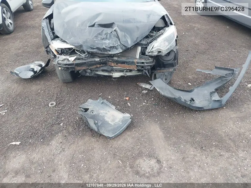 2015 TOYOTA COROLLA VIN 2T1BURHE9FC396428 — фото 12
