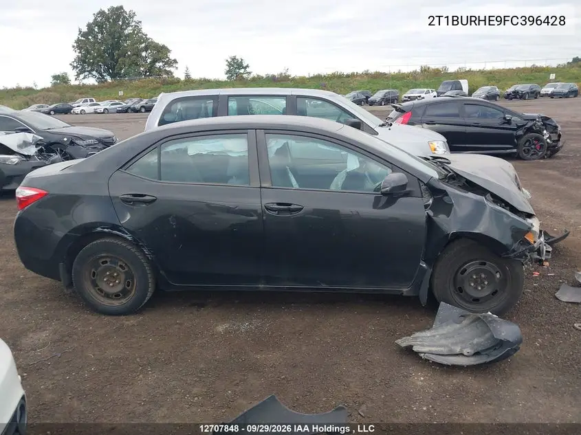 2015 TOYOTA COROLLA VIN 2T1BURHE9FC396428 — фото 14