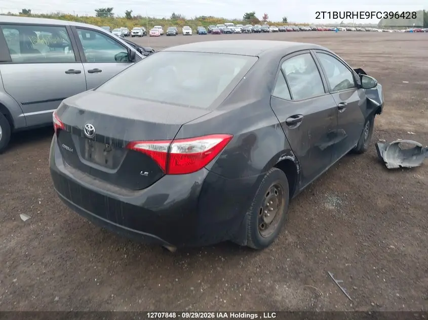 2015 TOYOTA COROLLA VIN 2T1BURHE9FC396428 — фото 4