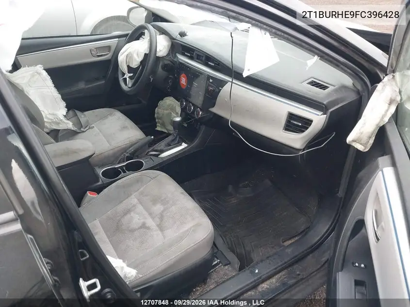 2015 TOYOTA COROLLA VIN 2T1BURHE9FC396428 — фото 5