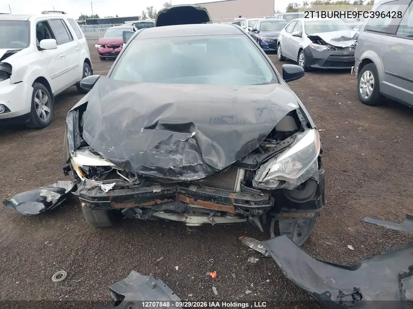 2015 TOYOTA COROLLA VIN 2T1BURHE9FC396428 — фото 6