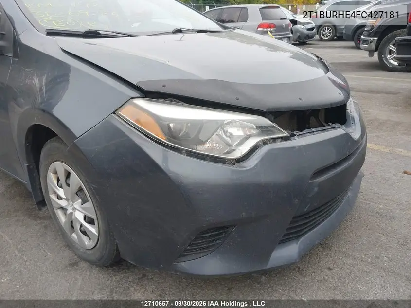 2015 TOYOTA COROLLA VIN 2T1BURHE4FC427181 — фото 21
