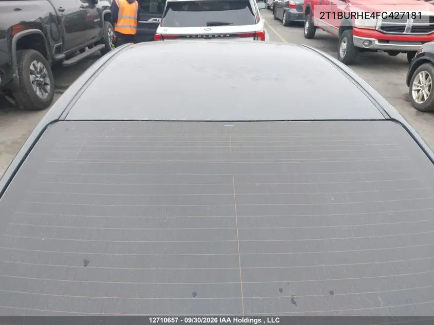 2015 TOYOTA COROLLA VIN 2T1BURHE4FC427181 — фото 22