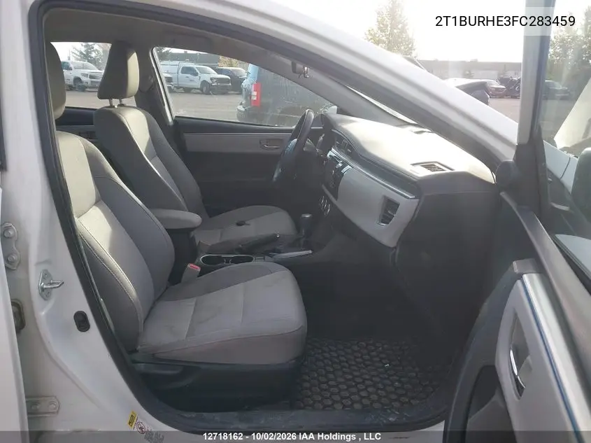 2015 TOYOTA COROLLA VIN 2T1BURHE3FC283459 — фото 5