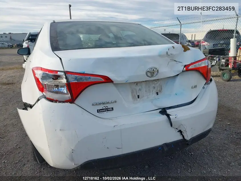 2015 TOYOTA COROLLA VIN 2T1BURHE3FC283459 — фото 6