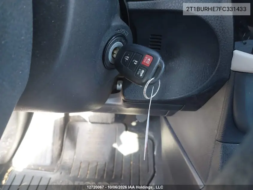 2015 TOYOTA COROLLA VIN 2T1BURHE7FC331433 — фото 11