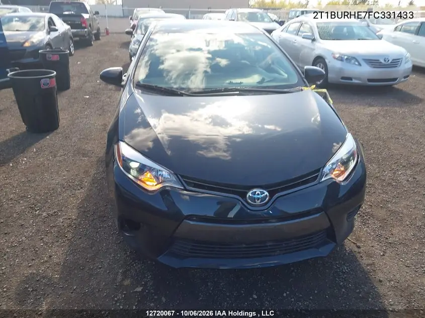 2015 TOYOTA COROLLA VIN 2T1BURHE7FC331433 — фото 12