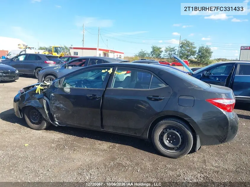 2015 TOYOTA COROLLA VIN 2T1BURHE7FC331433 — фото 14