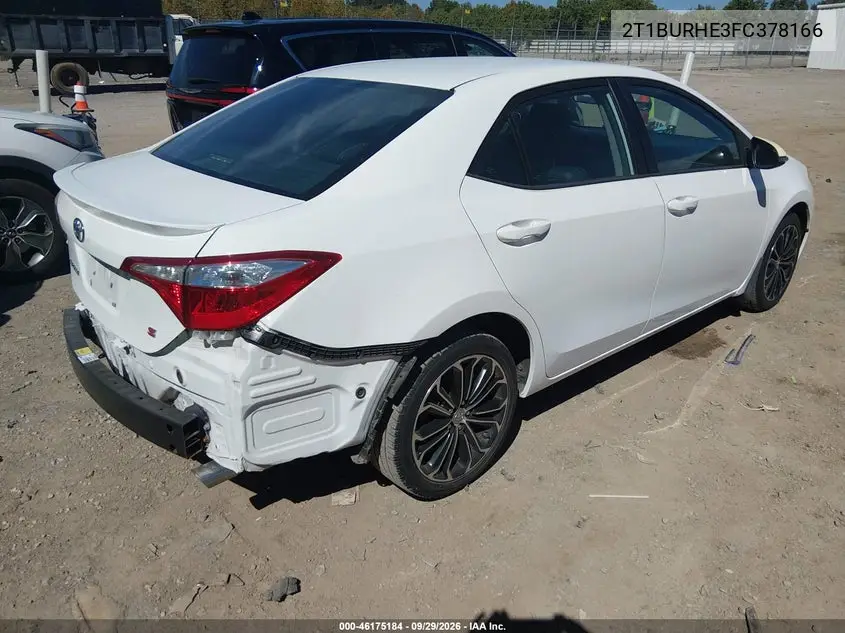2015 TOYOTA COROLLA VIN 2T1BURHE3FC378166 — фото 4