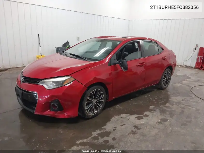 2015 TOYOTA COROLLA VIN 2T1BURHE5FC382056 — фото 2