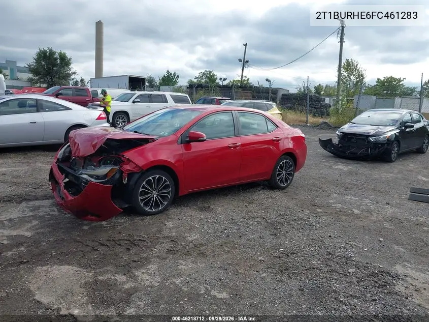 2015 TOYOTA COROLLA VIN 2T1BURHE6FC461283 — фото 2