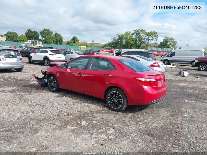 2015 TOYOTA COROLLA VIN 2T1BURHE6FC461283 — фото 3