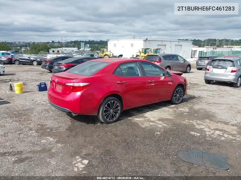 2015 TOYOTA COROLLA VIN 2T1BURHE6FC461283 — фото 4