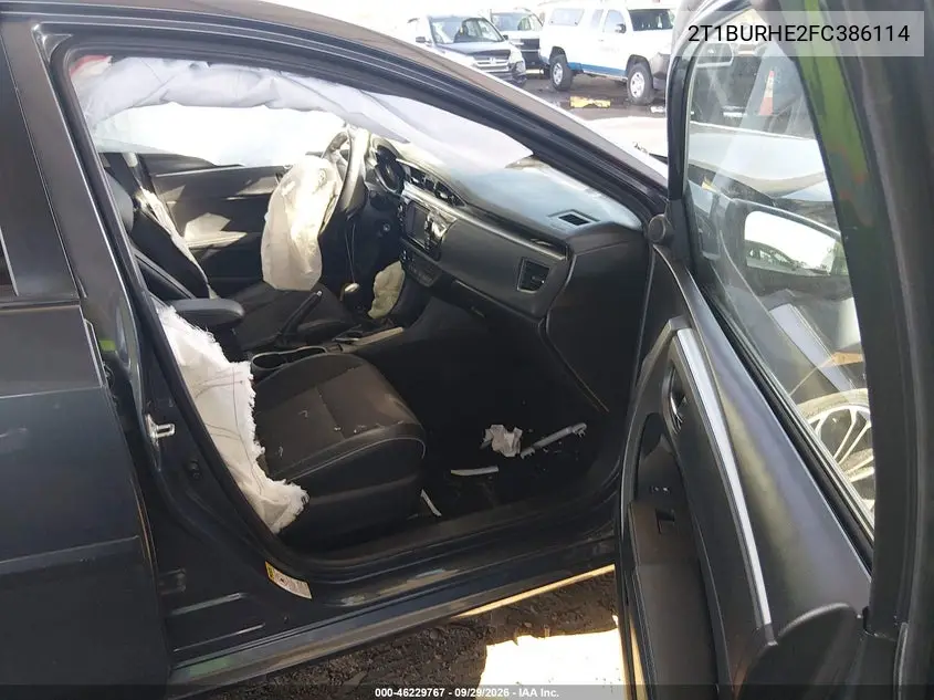 2015 TOYOTA COROLLA VIN 2T1BURHE2FC386114 — фото 5
