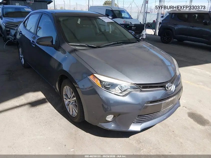 TOYOTA COROLLA 2015, VIN 5YFBURHEXFP330373