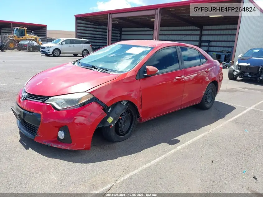 2015 TOYOTA COROLLA VIN 5YFBURHE4FP264824 — фото 2