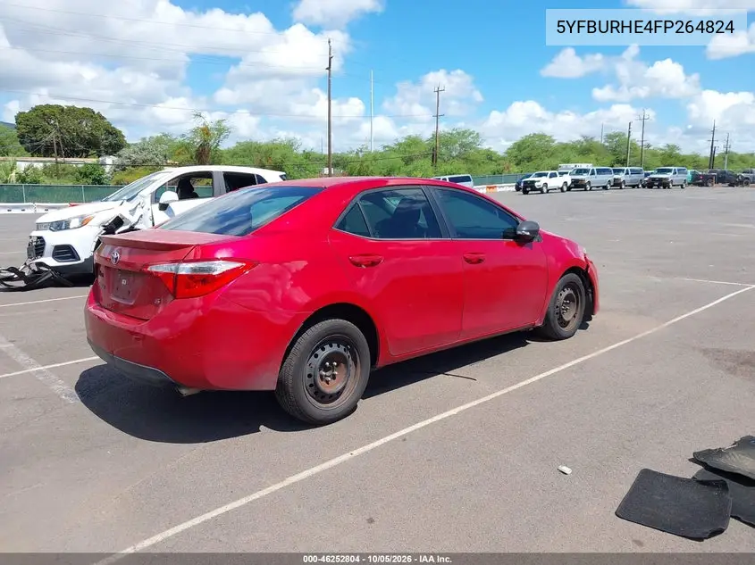 2015 TOYOTA COROLLA VIN 5YFBURHE4FP264824 — фото 4