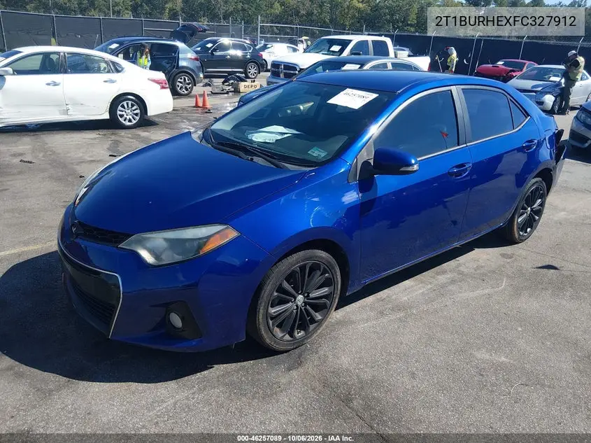 2015 TOYOTA COROLLA VIN 2T1BURHEXFC327912 — фото 2