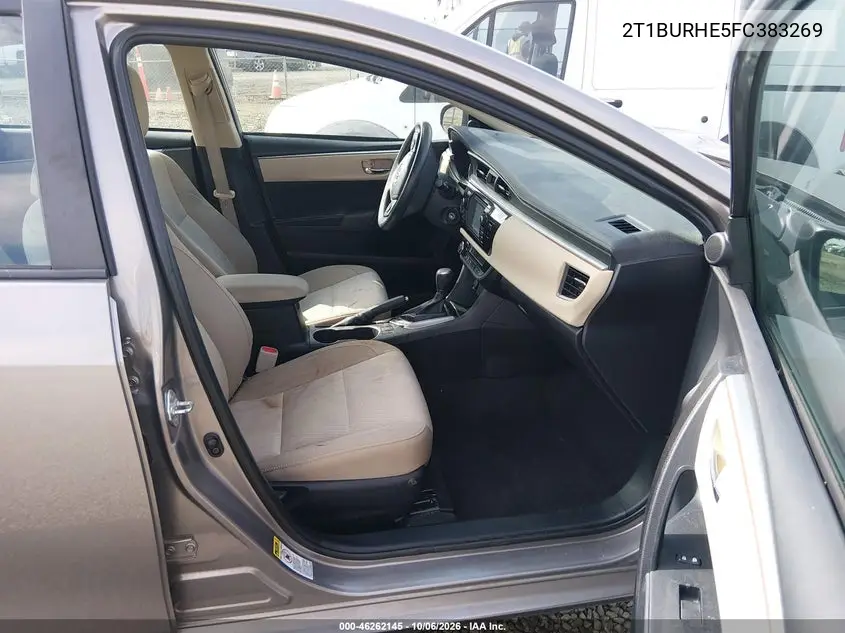 2015 TOYOTA COROLLA VIN 2T1BURHE5FC383269 — фото 5