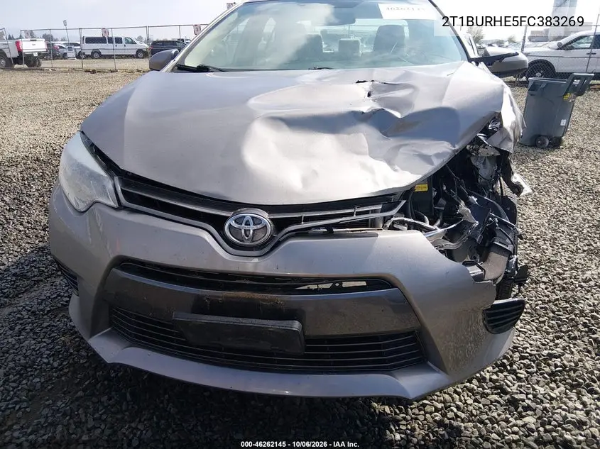 2015 TOYOTA COROLLA VIN 2T1BURHE5FC383269 — фото 6