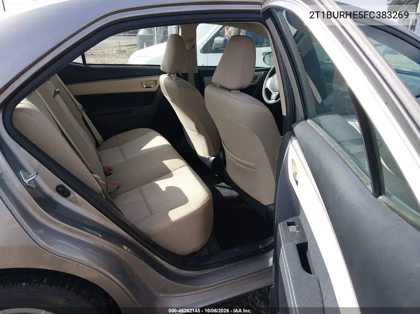 2015 TOYOTA COROLLA VIN 2T1BURHE5FC383269 — фото 8