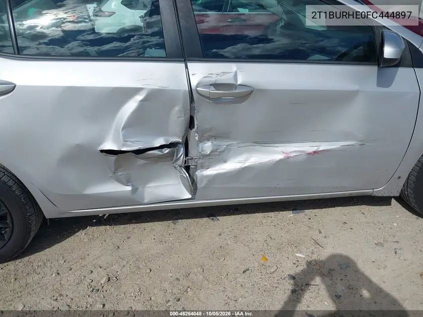 2015 TOYOTA COROLLA VIN 2T1BURHE0FC444897 — фото 6