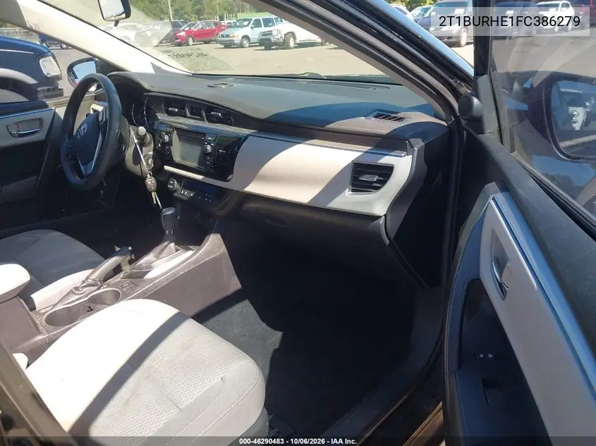 2015 TOYOTA COROLLA VIN 2T1BURHE1FC386279 — фото 5