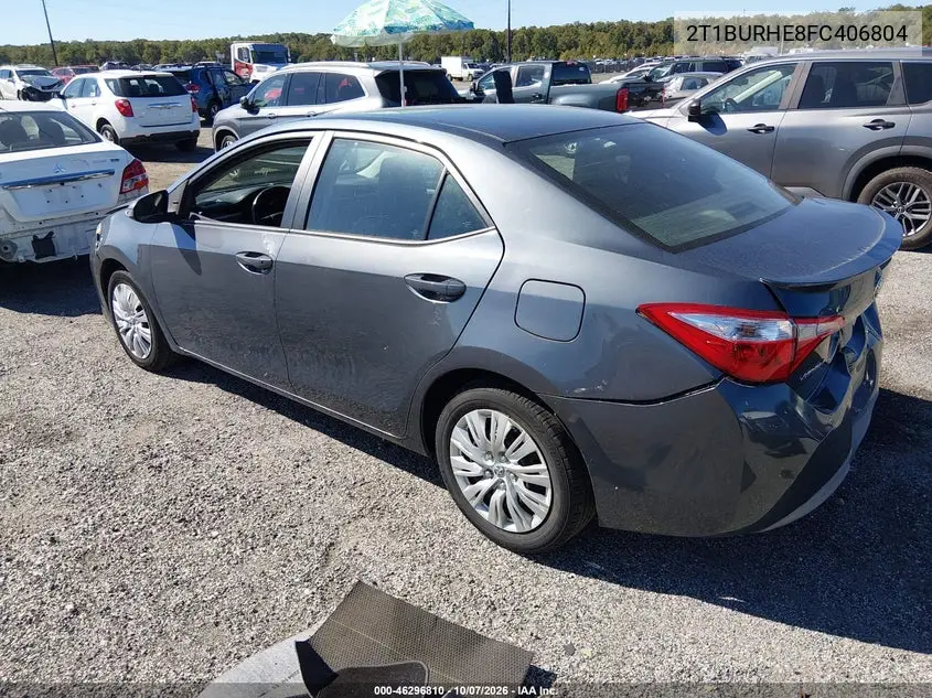 2015 TOYOTA COROLLA VIN 2T1BURHE8FC406804 — фото 3