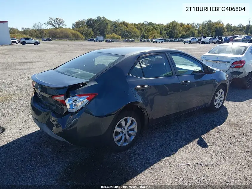 2015 TOYOTA COROLLA VIN 2T1BURHE8FC406804 — фото 4