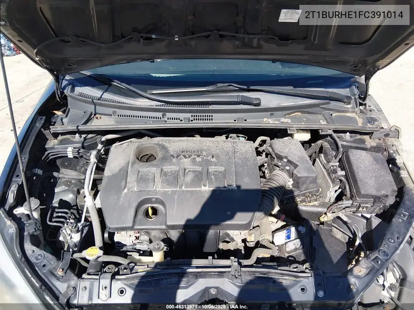 2015 TOYOTA COROLLA VIN 2T1BURHE1FC391014 — фото 10