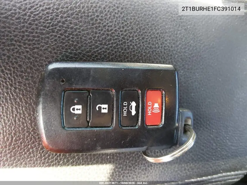 2015 TOYOTA COROLLA VIN 2T1BURHE1FC391014 — фото 11