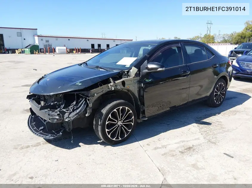 2015 TOYOTA COROLLA VIN 2T1BURHE1FC391014 — фото 2