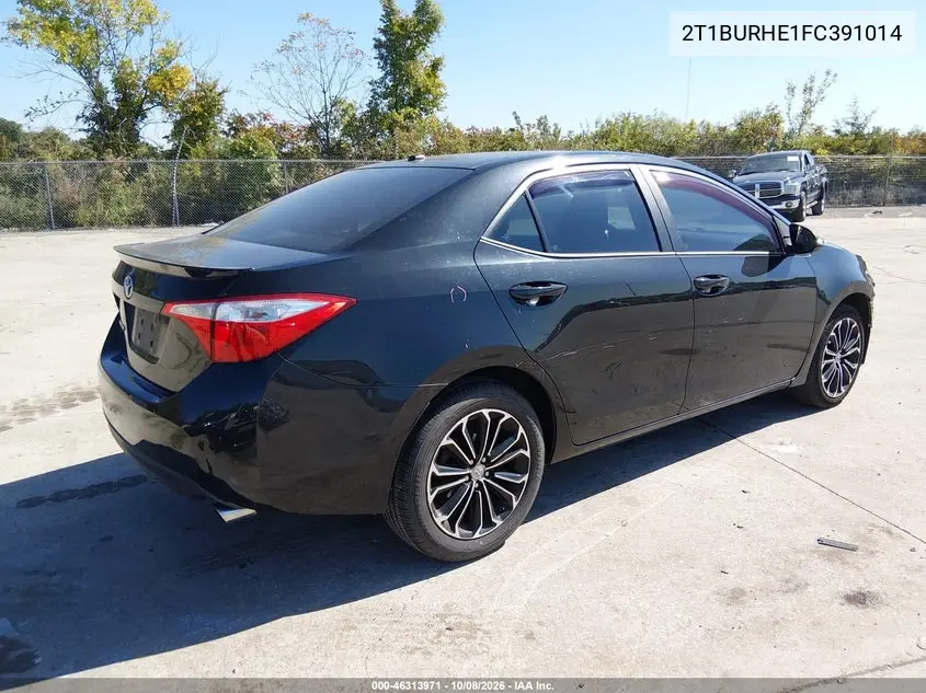 2015 TOYOTA COROLLA VIN 2T1BURHE1FC391014 — фото 4