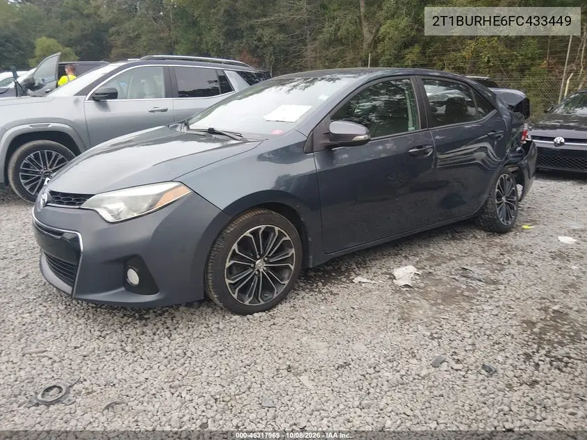 2015 TOYOTA COROLLA VIN 2T1BURHE6FC433449 — фото 2