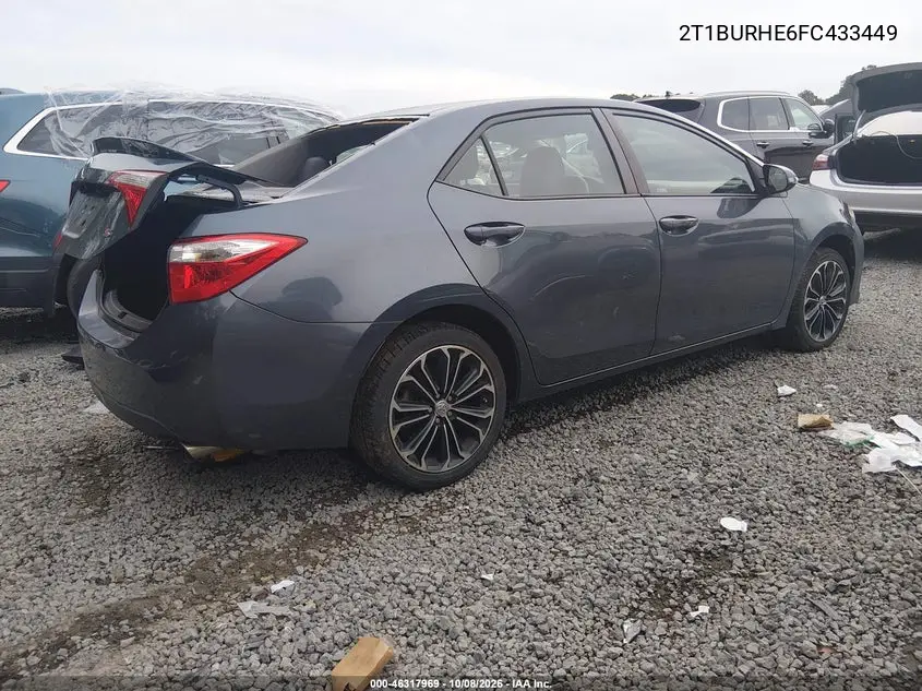 2015 TOYOTA COROLLA VIN 2T1BURHE6FC433449 — фото 4