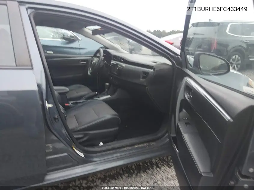 2015 TOYOTA COROLLA VIN 2T1BURHE6FC433449 — фото 5