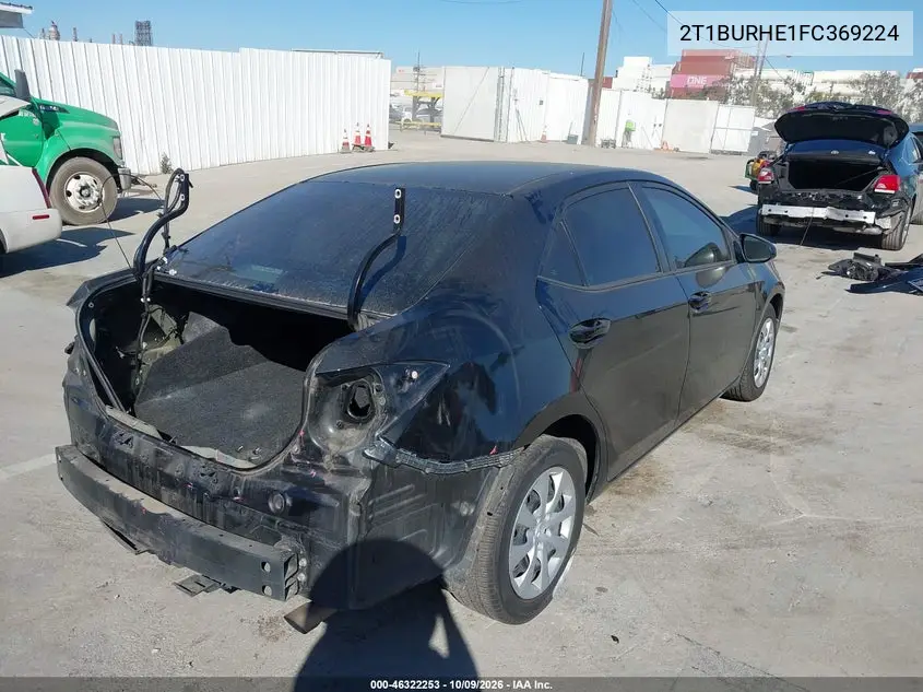 2015 TOYOTA COROLLA VIN 2T1BURHE1FC369224 — фото 4