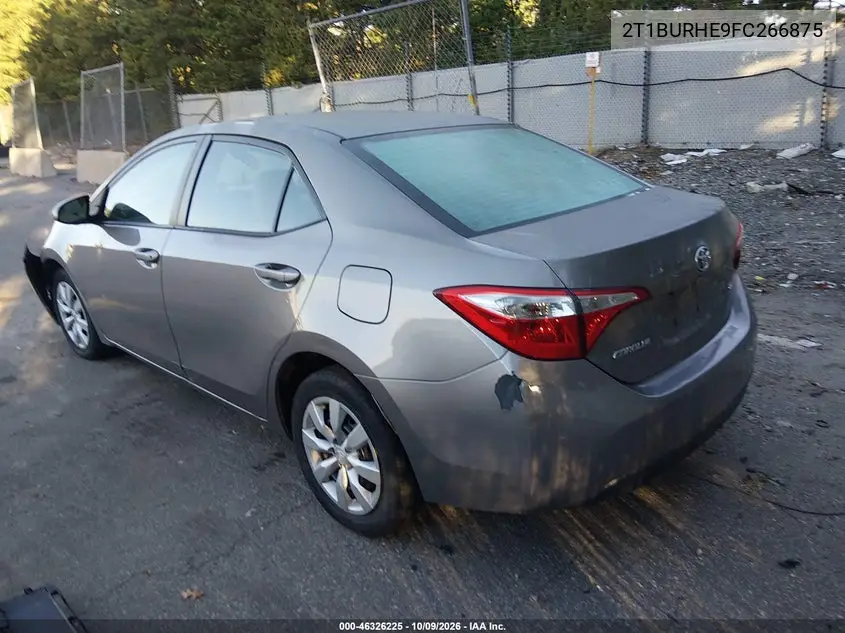 2015 TOYOTA COROLLA VIN 2T1BURHE9FC266875 — фото 3
