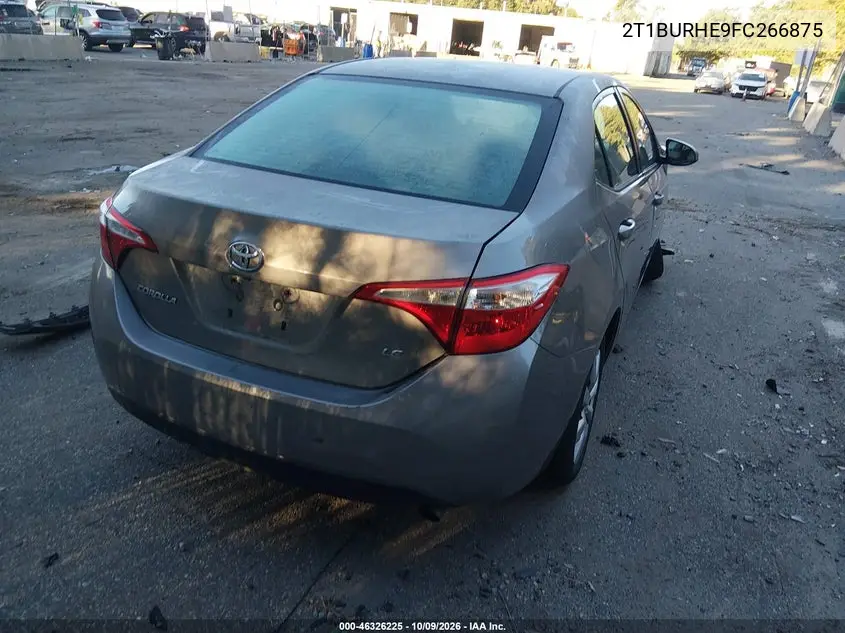 2015 TOYOTA COROLLA VIN 2T1BURHE9FC266875 — фото 4