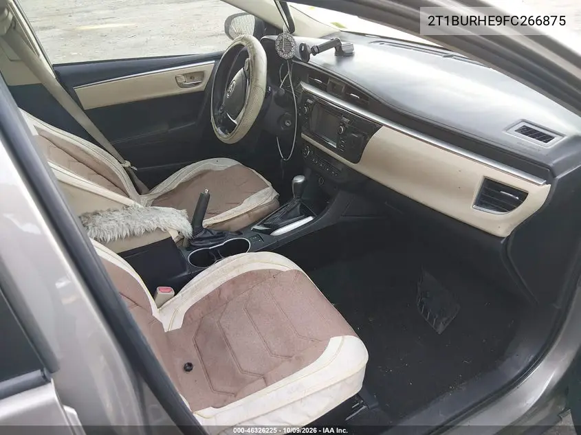 2015 TOYOTA COROLLA VIN 2T1BURHE9FC266875 — фото 5